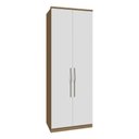 Ver imagem 1 de Guarda Roupa Modulado 02 Portas com Colmeia 234cm Setiba - Carvalho/branco
