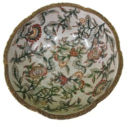 Bowl Exclusivo em Porcelana Craquelê, com Pintura Floral - 3