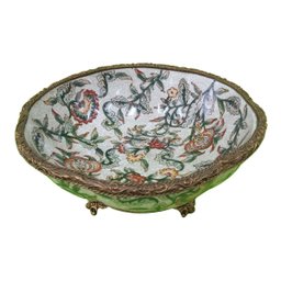 Bowl Exclusivo em Porcelana Craquelê, com Pintura Floral - 4