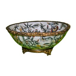 Bowl Exclusivo em Porcelana Craquelê, com Pintura Floral - 2