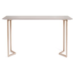 Aparador Niteroi em Aço Carbono Dourado Laca Fendi + Vidro - 1