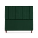 Ver imagem 2 de Cabeceira Carla Cama Box Casal 140 Cm Suede Verde