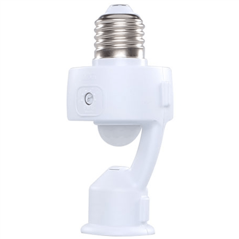 Sensor Soquete E27 com Fotocélula Ajustável Mpq-40f - 17085 - Margirius Sensor Soquete E27 C/fot.aju