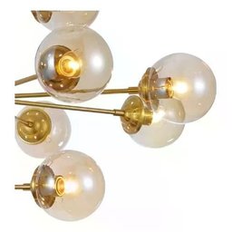 Pendente Nordecor 2129 Jabuticaba 13cm 15xe27 13cm Dourado - 3