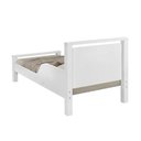 Ver imagem 2 de Mini Cama Infantil Meli Pés de Madeira com Colchão para Quarto Infantil - Branco