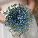 Ver mais imagens de Kit Flores Artificiais Azul com 18 Hastes para Arranjos Buquês e Festas