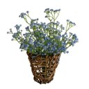 Ver imagem 1 de Kit Flores Artificiais Azul com 18 Hastes para Arranjos Buquês e Festas