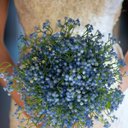 Ver imagem 7 de Kit Flores Artificiais Azul com 18 Hastes para Arranjos Buquês e Festas