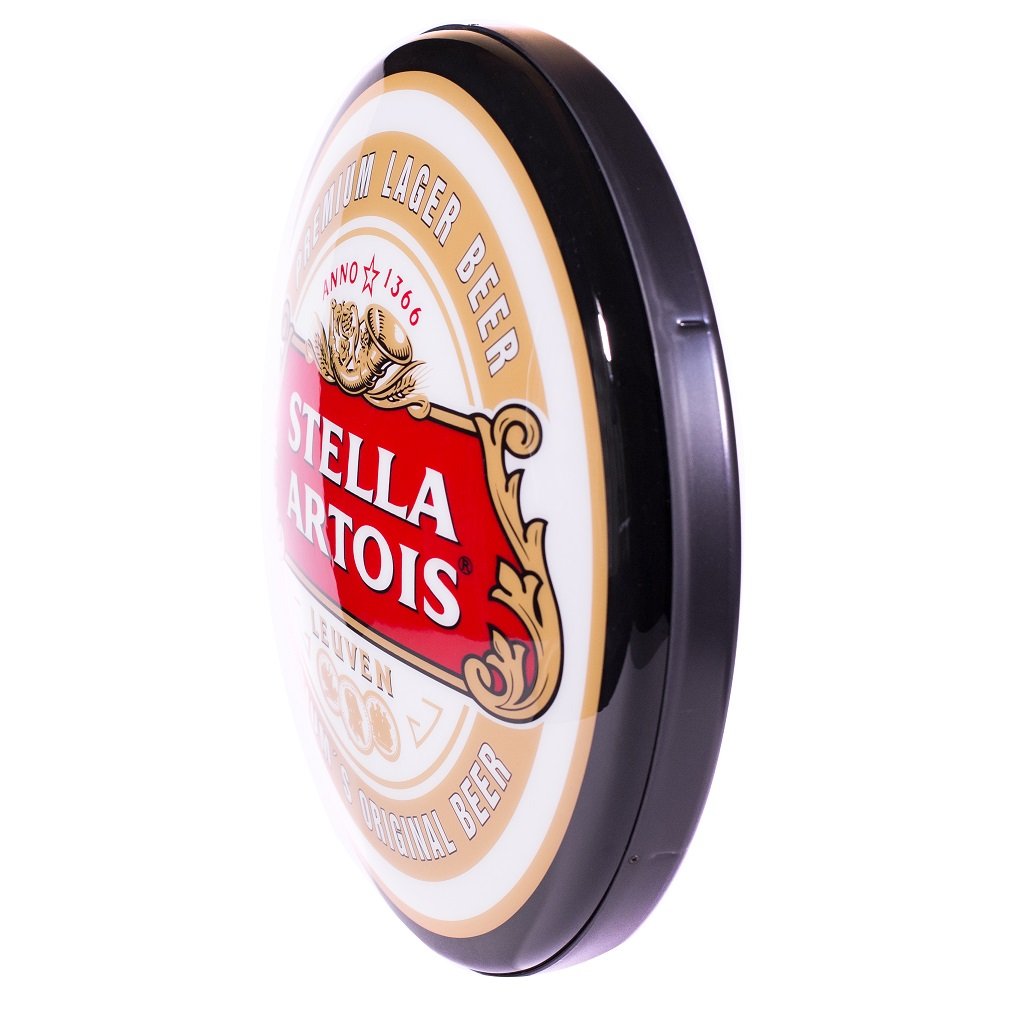 Luminoso de Parede Stella Artois Retrô Vintage para Bar, Garagem, Churrasqueira, Espaço Gourmet - 3