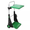 Ver imagem 2 de Carrinho Multiuso Practicar para Limpeza e Jardinagem Capacidade 70kg Verde/Preto - Trapp