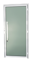 Ver imagem 1 de Porta Alumínio Murano c/Puxador e.Branco 90 Brimak