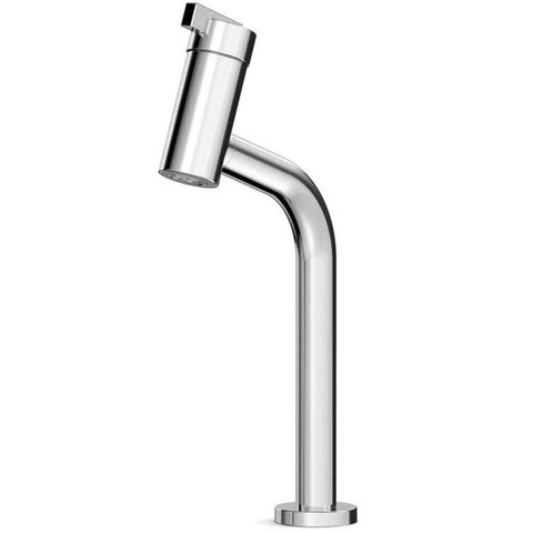 Kit com 2 Monocomando para Lavatorio de Mesa Bica Alta Singles One Prata/Cromado Celite