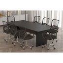Ver imagem 5 de Mesa Diretor Escritório Diretor Reunião Me4190 Amêndoa - Tecno Mobili