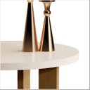 Ver imagem 4 de Mesa Lateral Jb 8002 Mdf Perola Nature Jb Bechara