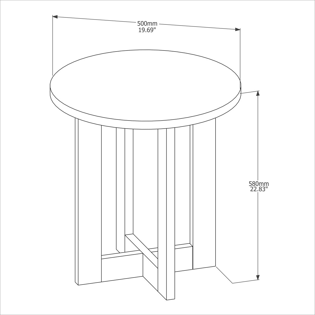 Mesa Lateral Jb 8002 Mdf Perola Nature Jb Bechara - 7