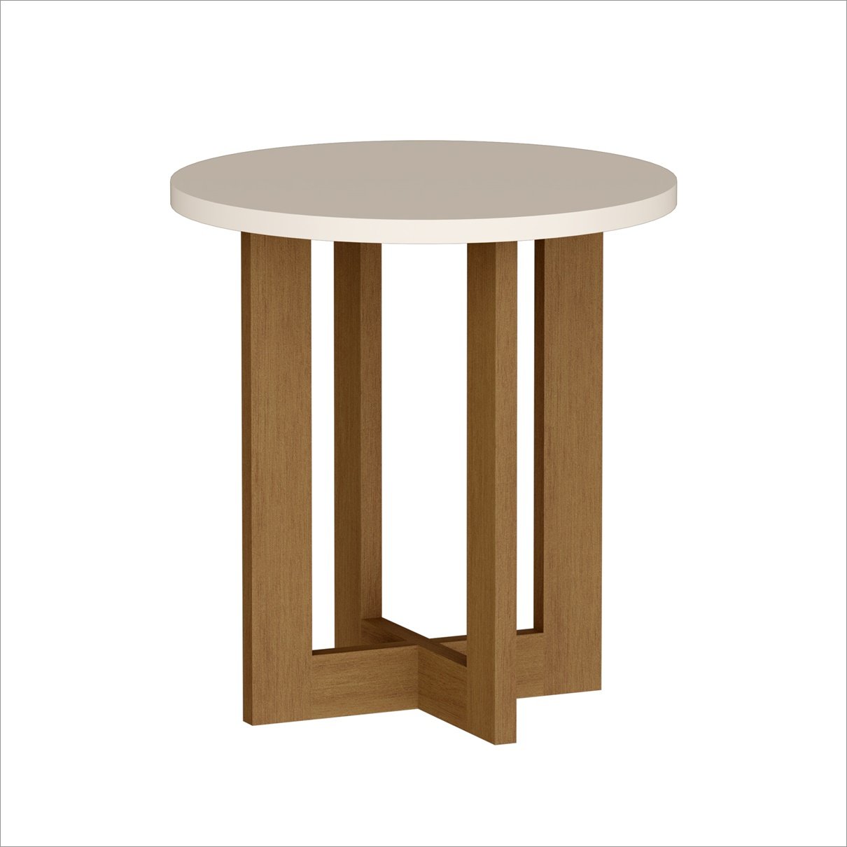 Mesa Lateral Jb 8002 Mdf Perola Nature Jb Bechara - 5