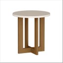 Ver imagem 5 de Mesa Lateral Jb 8002 Mdf Perola Nature Jb Bechara
