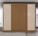 Ver imagem 1 de Guarda Roupa Casal 4 Portas de Correr com 4 Gavetas N565 Kappesberg