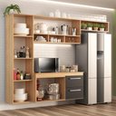 Ver imagem 2 de Armário de Cozinha Compacta Lua 4 Portas 2 Gavetas - Teka Onix