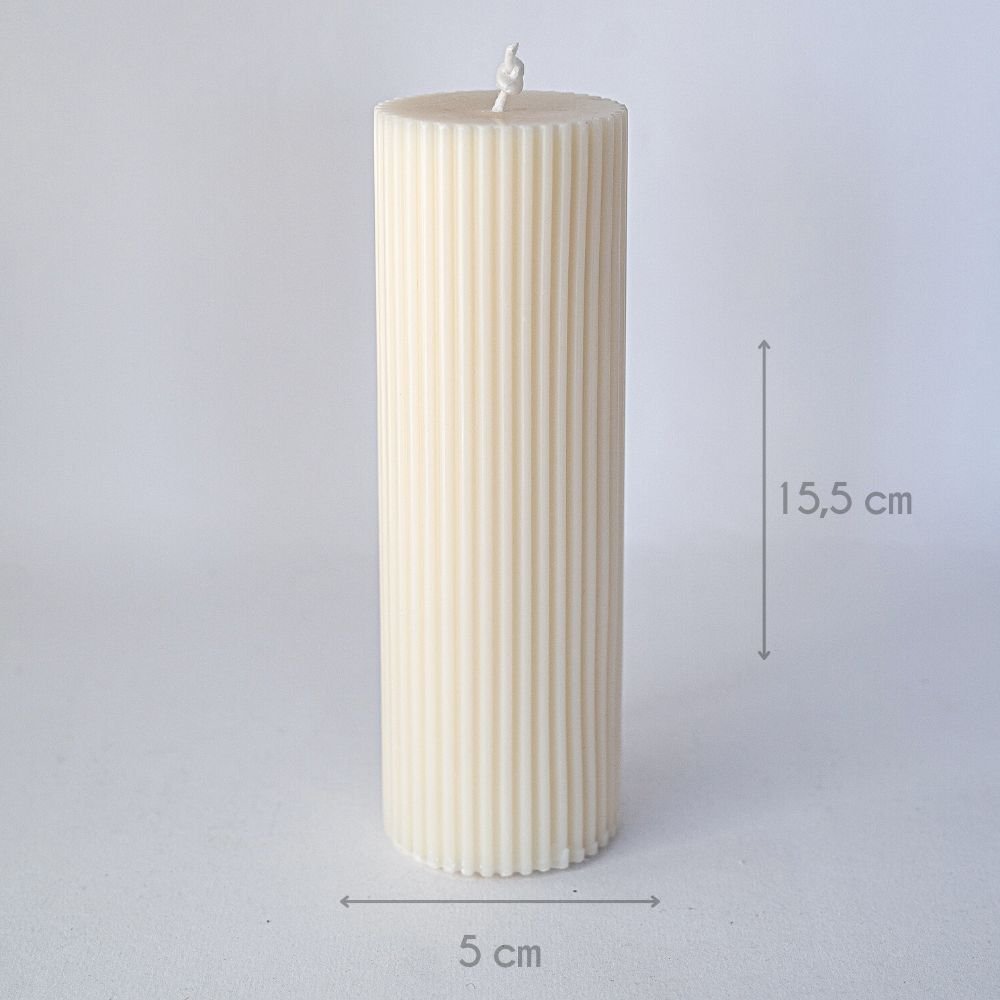 Torre Clássica - Vela 15 cm - 240g Ramim Aromas Sem Aroma - 2