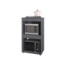 Ver imagem 2 de Balcão para Cooktop 75cm sem Tampo Adriana MDP Cinza Fosco Gabinete Cozinha
