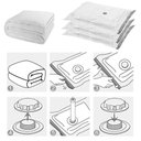 Ver imagem 4 de Saco para Guardar Roupas À Vácuo Tamanho G 70x100cm