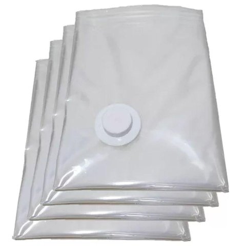 Saco para Guardar Roupas À Vácuo Tamanho G 70x100cm