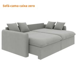 Sofá Cama Retrátil e Reclinável 180cm Madri Movenzo Estofados Veludo - 4