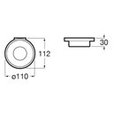 Ver imagem 2 de Kit com 2 Saboneteira de Vidro Escala Roca