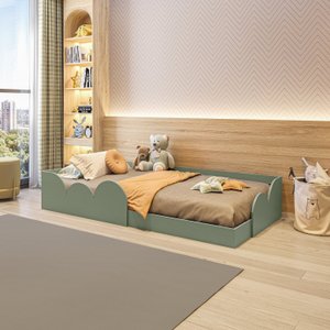 Cama Infantil Montessoriana Solteiro Cloud