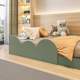 Cama Infantil Montessoriana Solteiro Cloud - 6