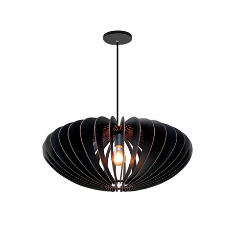 Luminária Pendente Mdf Luna- Madalli