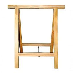 Apoio De Mesas E Tampos Par De Cavaletes Pinus 80cm - 2