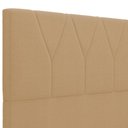 Ver imagem 7 de Cabeceira Cama Box Casal King 195 cm Aurora W01 Bouclê Mostarda - Lyam Decor