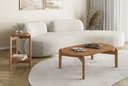 Ver imagem 1 de Kit de Mesa Sala Estar Lizz Marrom Casa D