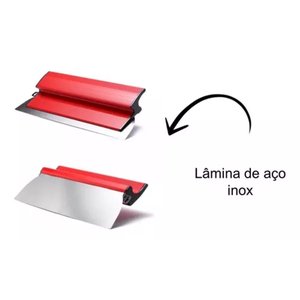 Desempenadeira Tipo Berox Lâmina 60cm Flexível Inoxidável