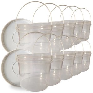 Balde para Cozinha Industrial 2.2 Litros com Tampa 10 Pçs