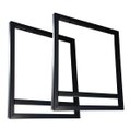 Ver imagem 1 de Suporte Prateleira Fixação teto 30 cm Preto Par