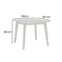 Ver imagem 3 de Mesa Infantil em Madeira Maciça Sofia Branco