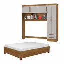 Ver imagem 2 de Guarda Roupa Modulado com Cama Paris 5 Portas 2 Gavetas