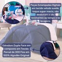 Ver imagem 5 de Kit Edredom Stich Azul Marinho/rosa com Almofadas Solteiro 05 Peças - Dupla Face Percal 300 Fios