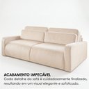 Ver imagem 7 de Sofá Confort Retrátil 3 Lugares 210cm Lisboa