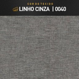 Sofá Fixo Atlas 3 Lugares Luxo 180cm Castellar Móbile Cinza - 4