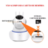 Kit Câmera sem Fio Wifi Inteligente Robozinho Baba Eletrônica com 3 Antena Aplicativo Yoosee + Cartã - 5