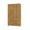Ver imagem 3 de Guarda Roupa Pequeno Ideal 4 Portas e 2 Gavetas para Quarto de Hospedes