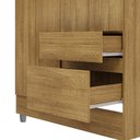 Ver imagem 5 de Guarda Roupa Pequeno Ideal 4 Portas e 2 Gavetas para Quarto de Hospedes
