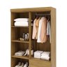 Guarda Roupa Pequeno Ideal 4 Portas e 2 Gavetas para Quarto de Hospedes - 6