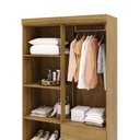 Ver imagem 6 de Guarda Roupa Pequeno Ideal 4 Portas e 2 Gavetas para Quarto de Hospedes
