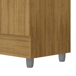 Guarda Roupa Pequeno Ideal 4 Portas e 2 Gavetas para Quarto de Hospedes - 4