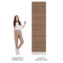 Ver imagem 5 de Paneleiro Madesa Stella 60 cm 3 Portas Branco/Rustic Cor:Branco/Rustic